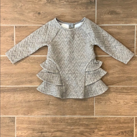 Cat & Jack Other - Cat and jack dress tan with gold threading